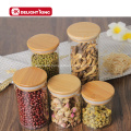 Honey Glass Jar storage with Cork Lid